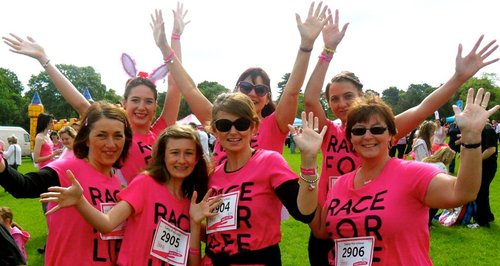 Smiles at Race For Life Bedford