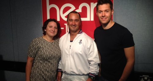 Sergeant Keith with Zoe and Rich