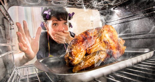 Burnt turkey
