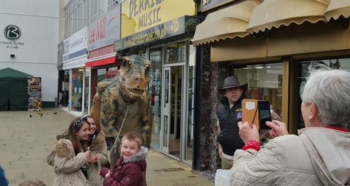 Dinosaur in Swansea