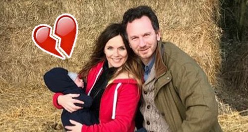 Geri Horner and Christian Baby Boy Canvas