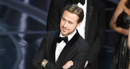 Ryan Gosling Smirking Oscars La La Land Mix-up