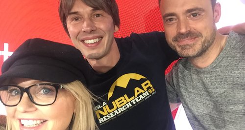 Brian Cox with Jamie And Emma