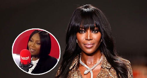 Naomi Campbell heart Interview Canvas