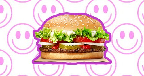 Whopper Burger Canvas