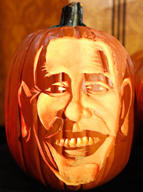 The President of the USA, Barack Obama has been immortalised in pumpkin ...